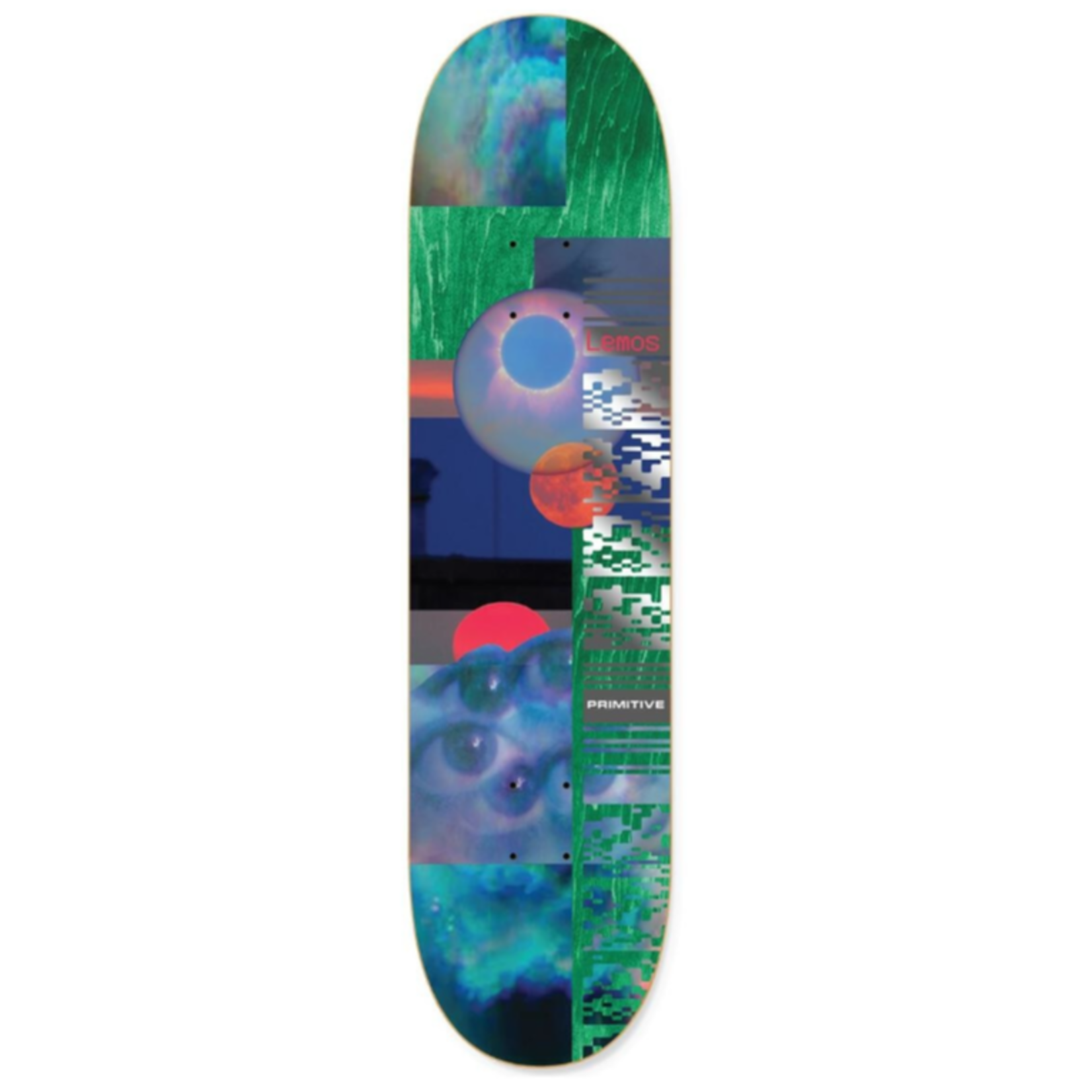 PRIMITIVE PRIMITIVE LEMOS ECLIPSE DECK - MULTI - 8.25