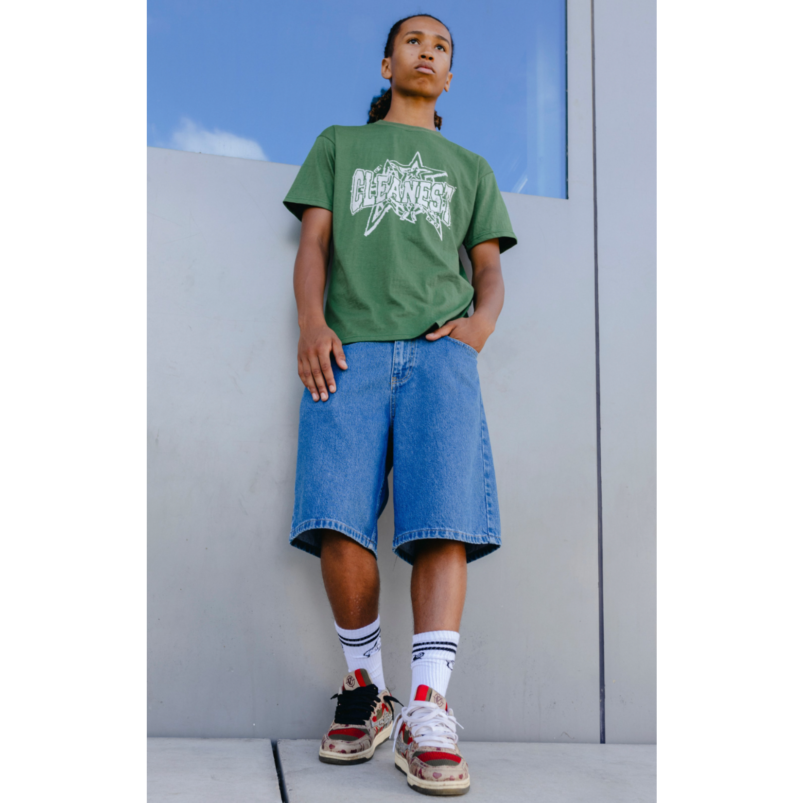 KEEP IT CLEAN KEEP IT CLEAN LOOSE SHORT - REGULAR BLUE