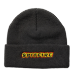 SPITIFIRE SPITFIRE Flames Script Cuff Beanie Charcoal(Solid)