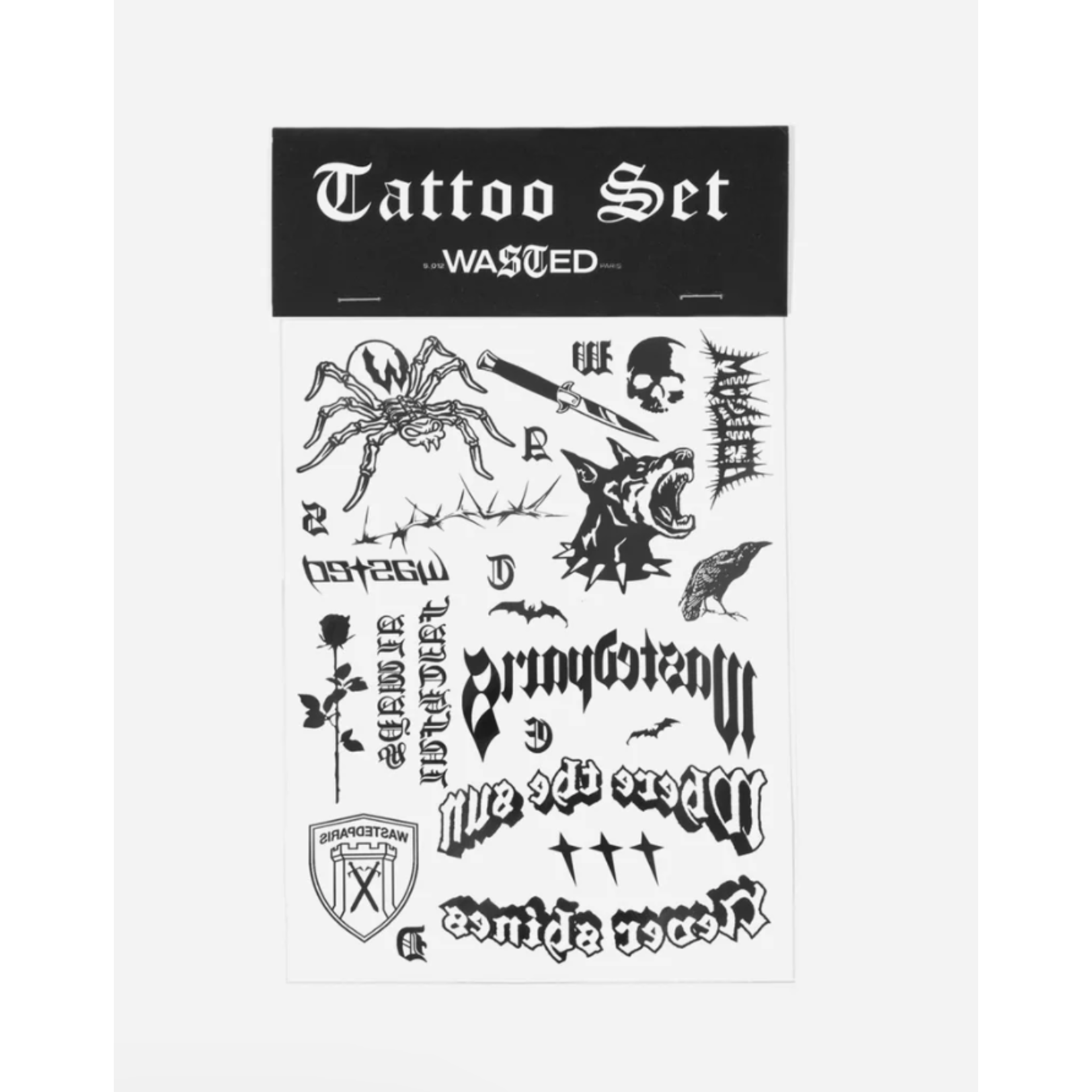 WASTED PARIS WASTED PARIS TATTOO SET