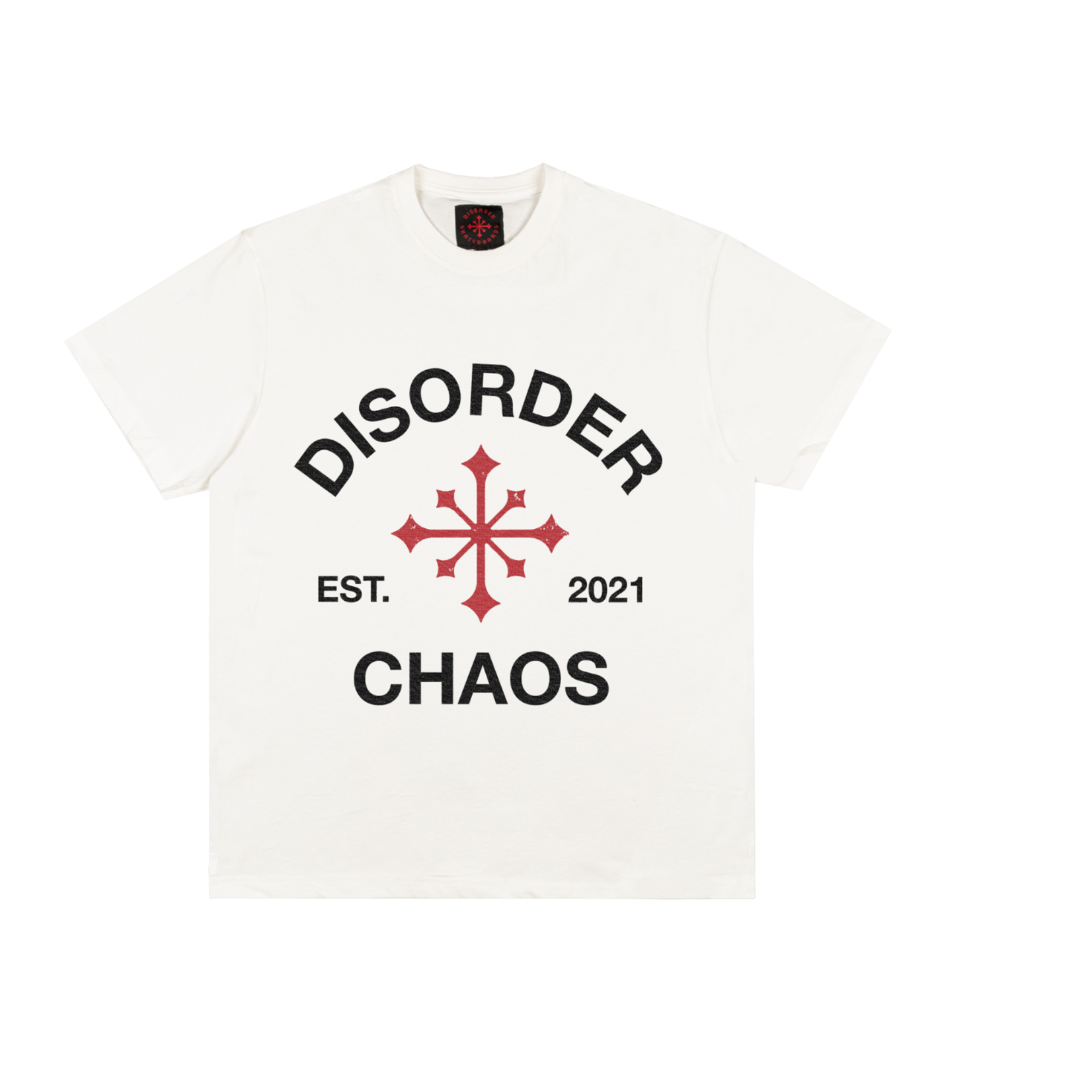 DISORDER DISORDER Est 2021 SS tee White