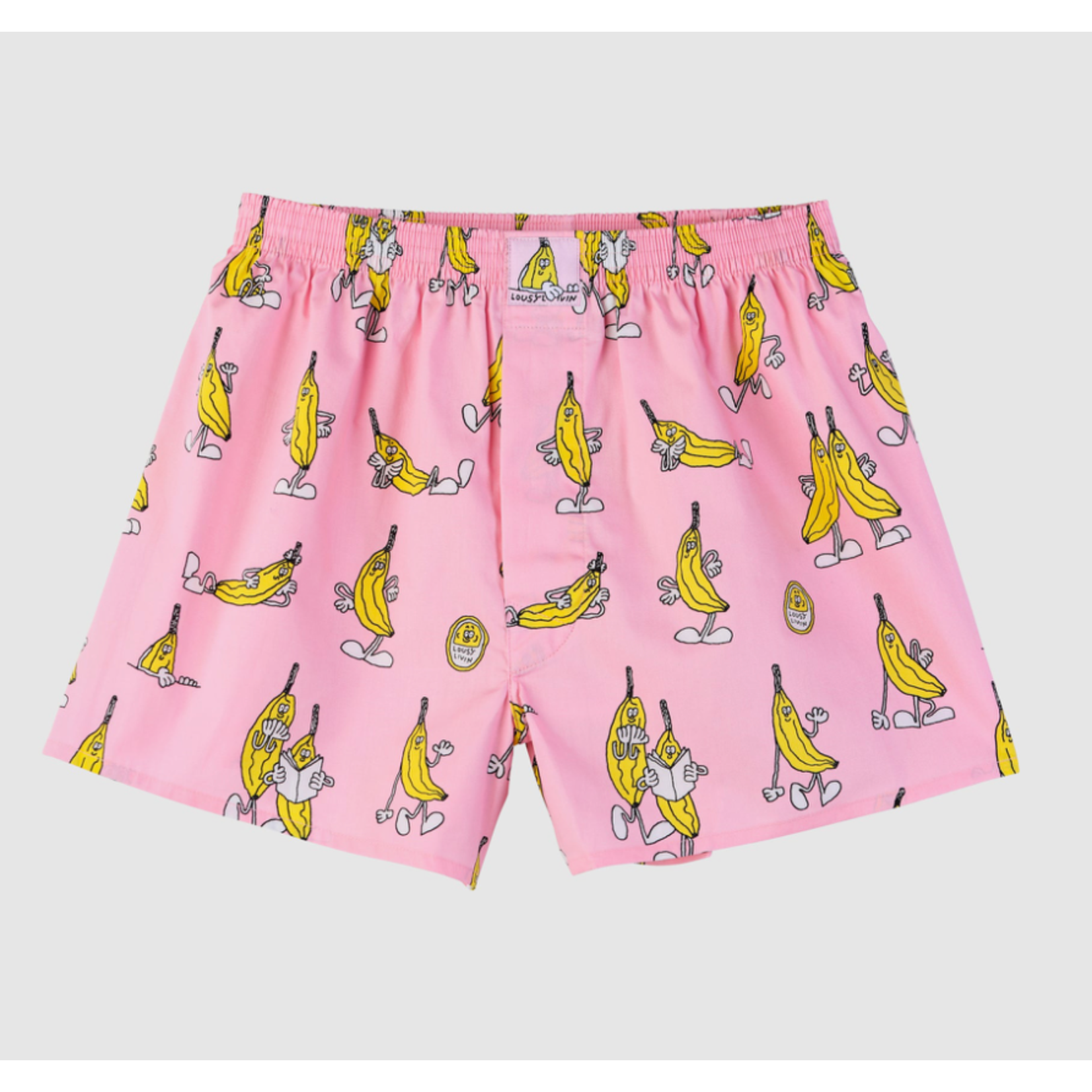 LOUSY LIVIN LOUSY LIVIN BOXERSHORTS BANANA PINK