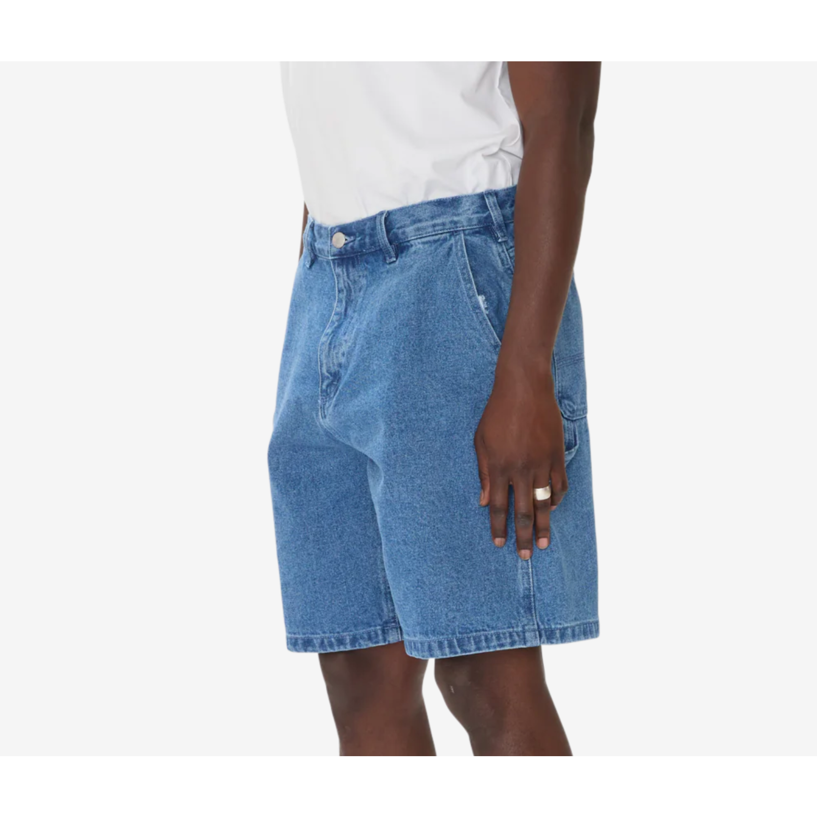 OBEY OBEY BigWig Baggy Denim short - Light Indigo