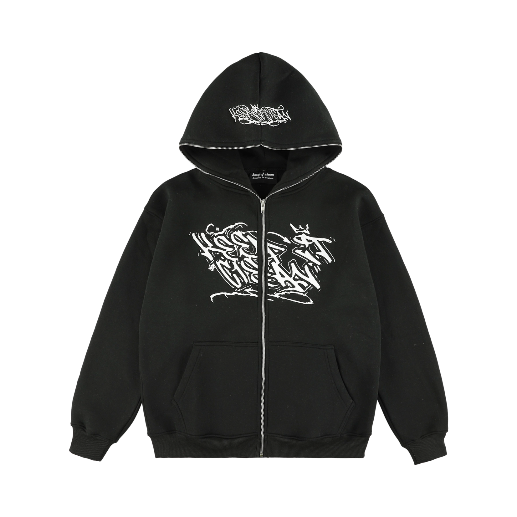 KEEP IT CLEAN KEEP IT CLEAN Full Zip Black