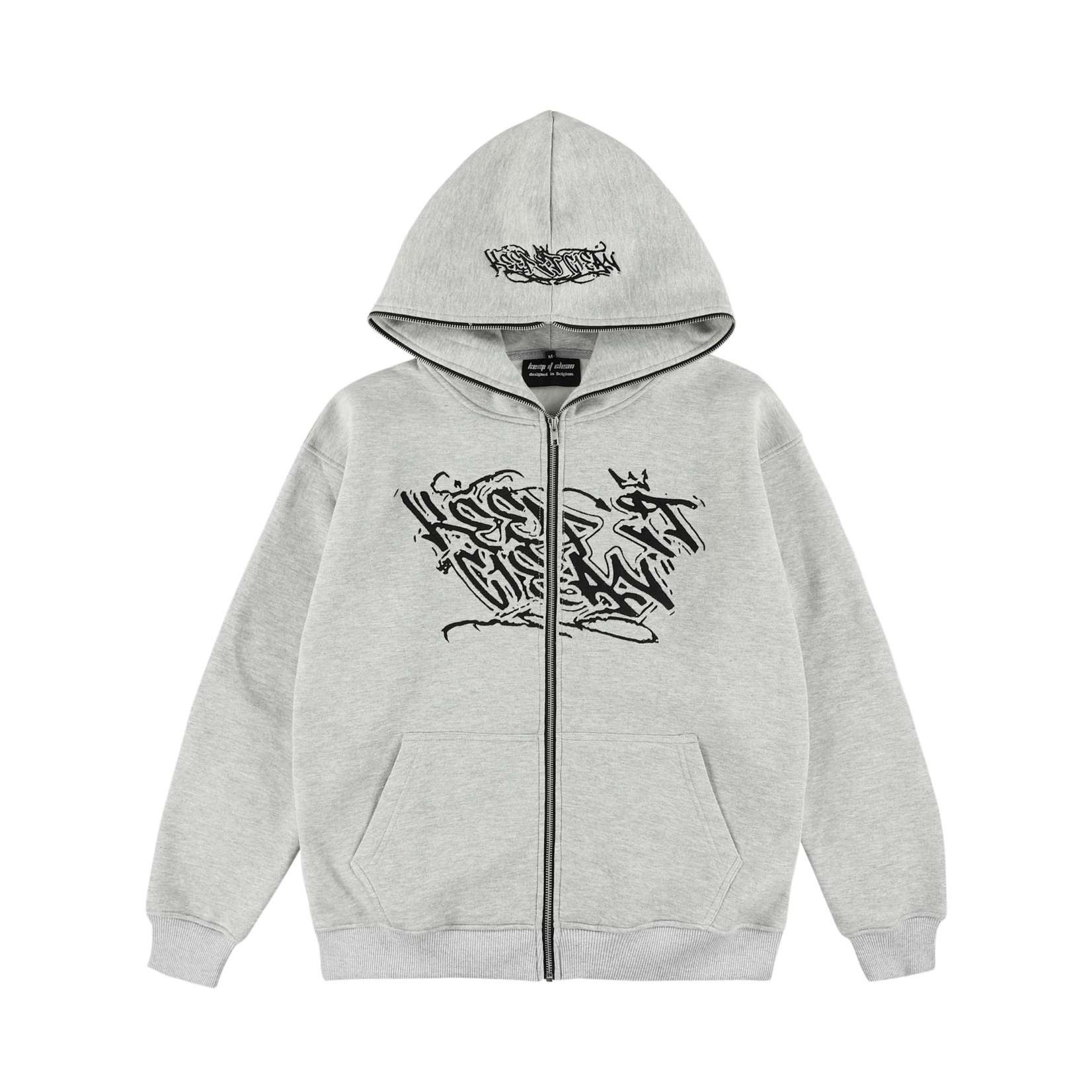 KEEP IT CLEAN KEEP IT CLEAN Full Zip Grey