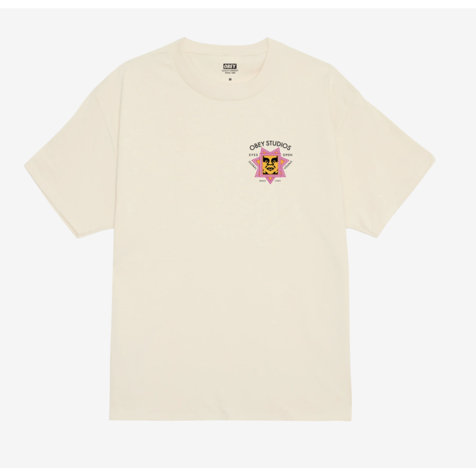 OBEY OBEY GLOBAL VISUAL TEE CREAM