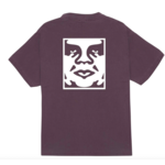 OBEY Obey bold icon face tee pigment plum