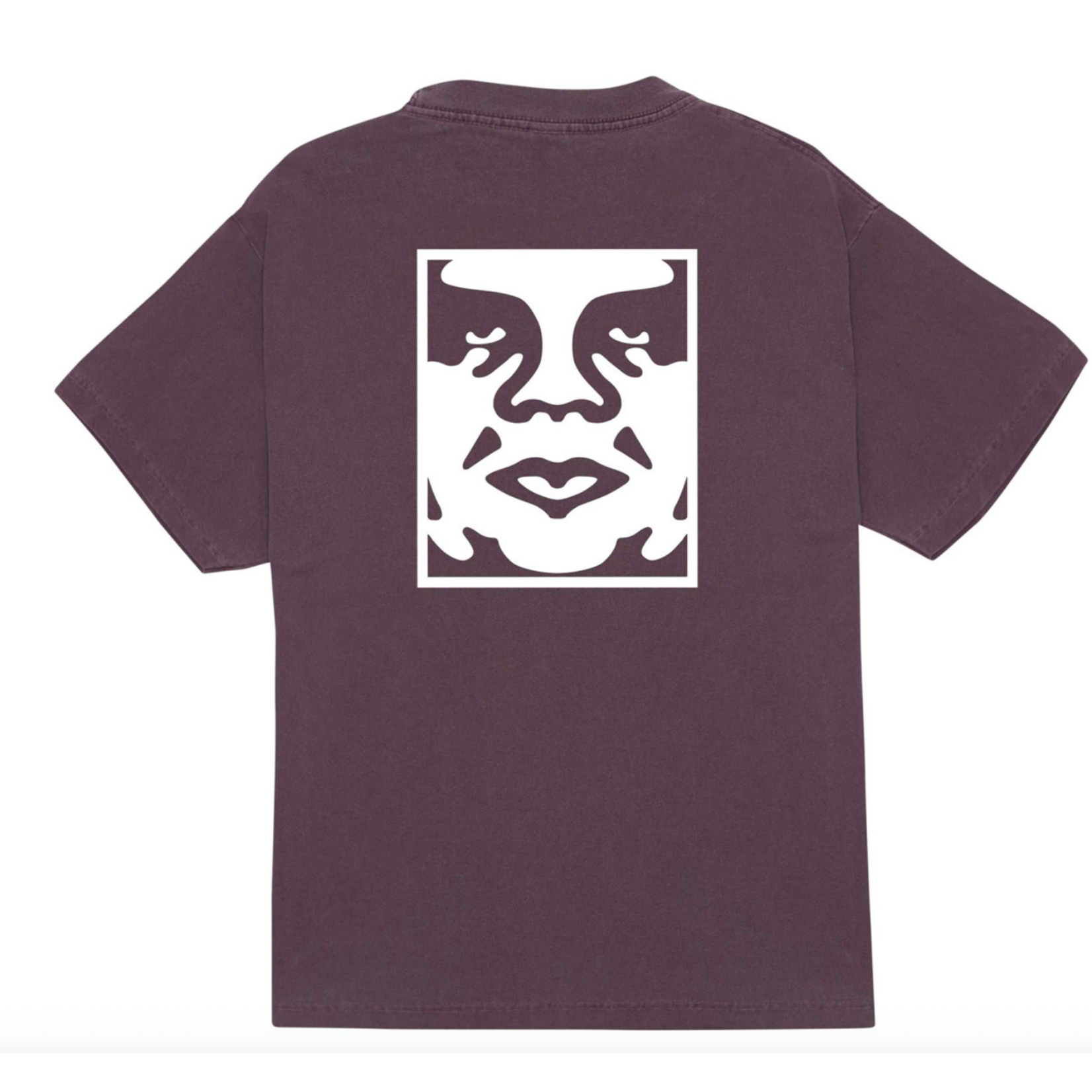 OBEY Obey bold icon face tee pigment plum