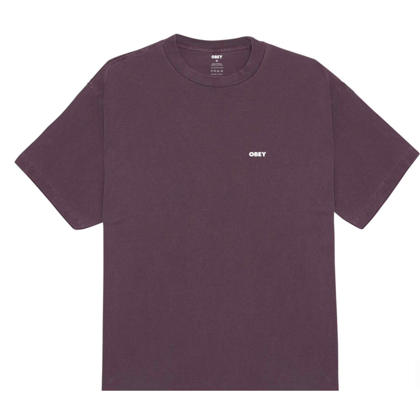 OBEY Obey bold icon face tee pigment plum