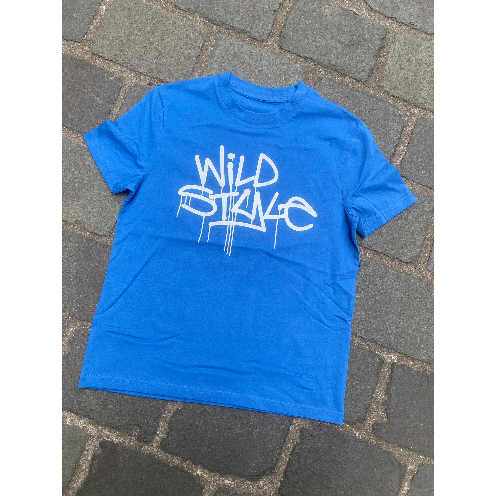 WILD STYLE WILD STYLE LOGO TEE BLUE