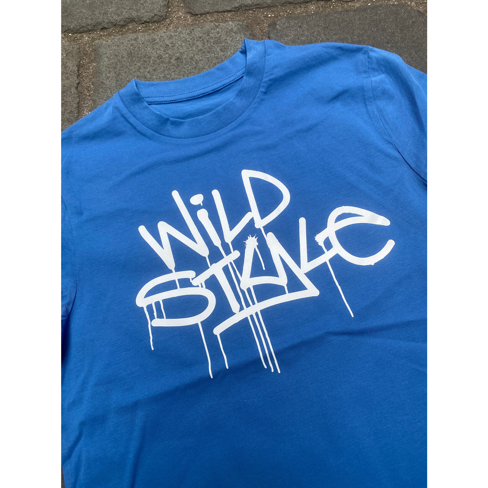 WILD STYLE WILD STYLE LOGO TEE BLUE