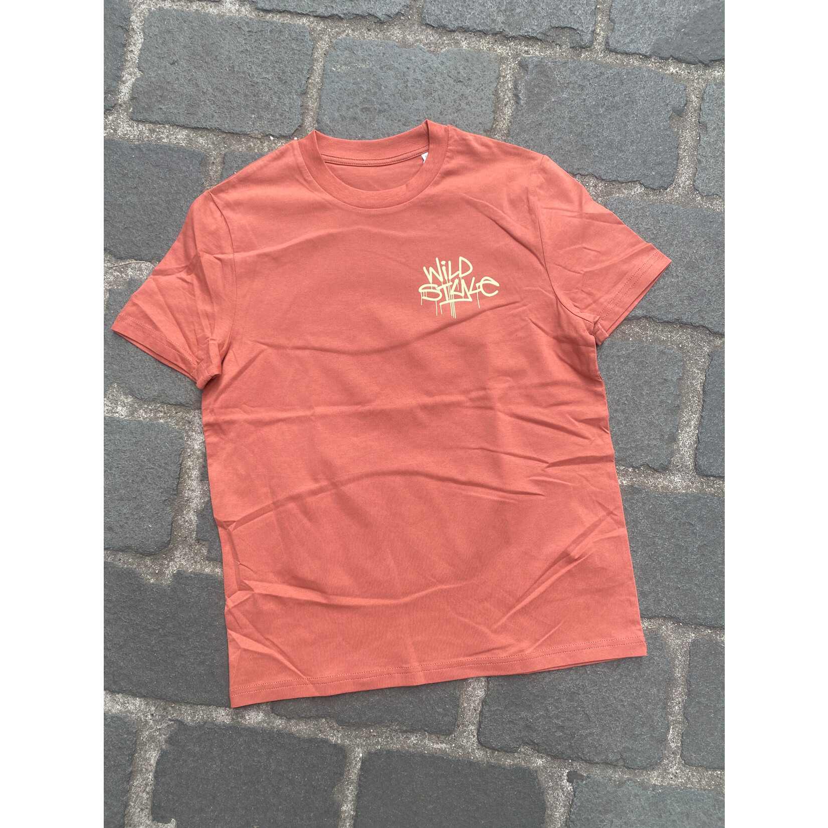 WILD STYLE WILD STYLE TEE SMALL LOGO TEE BROWN