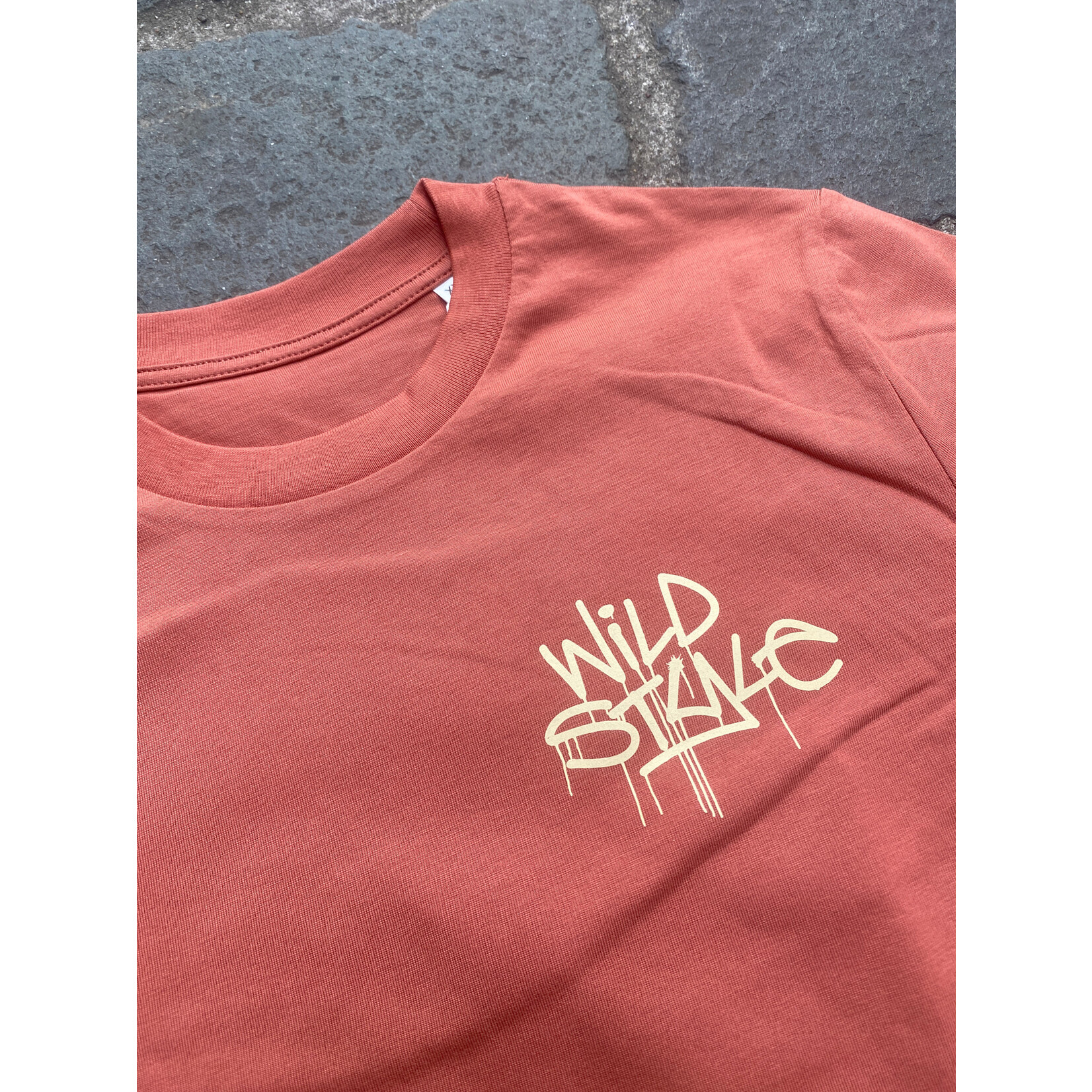 WILD STYLE WILD STYLE TEE SMALL LOGO TEE BROWN