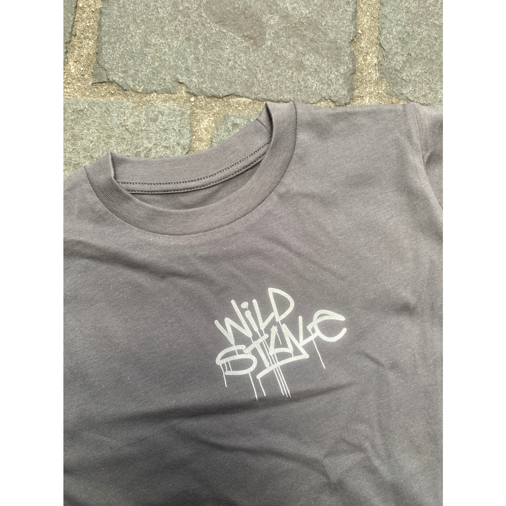 WILD STYLE WILD STYLE KIDS TEE ANTHRACTEE SILVER LOGO