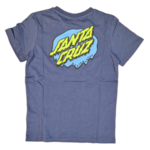 SANTA CRUZ SANTA CRUZ Kids Slime Dot Tee Blue