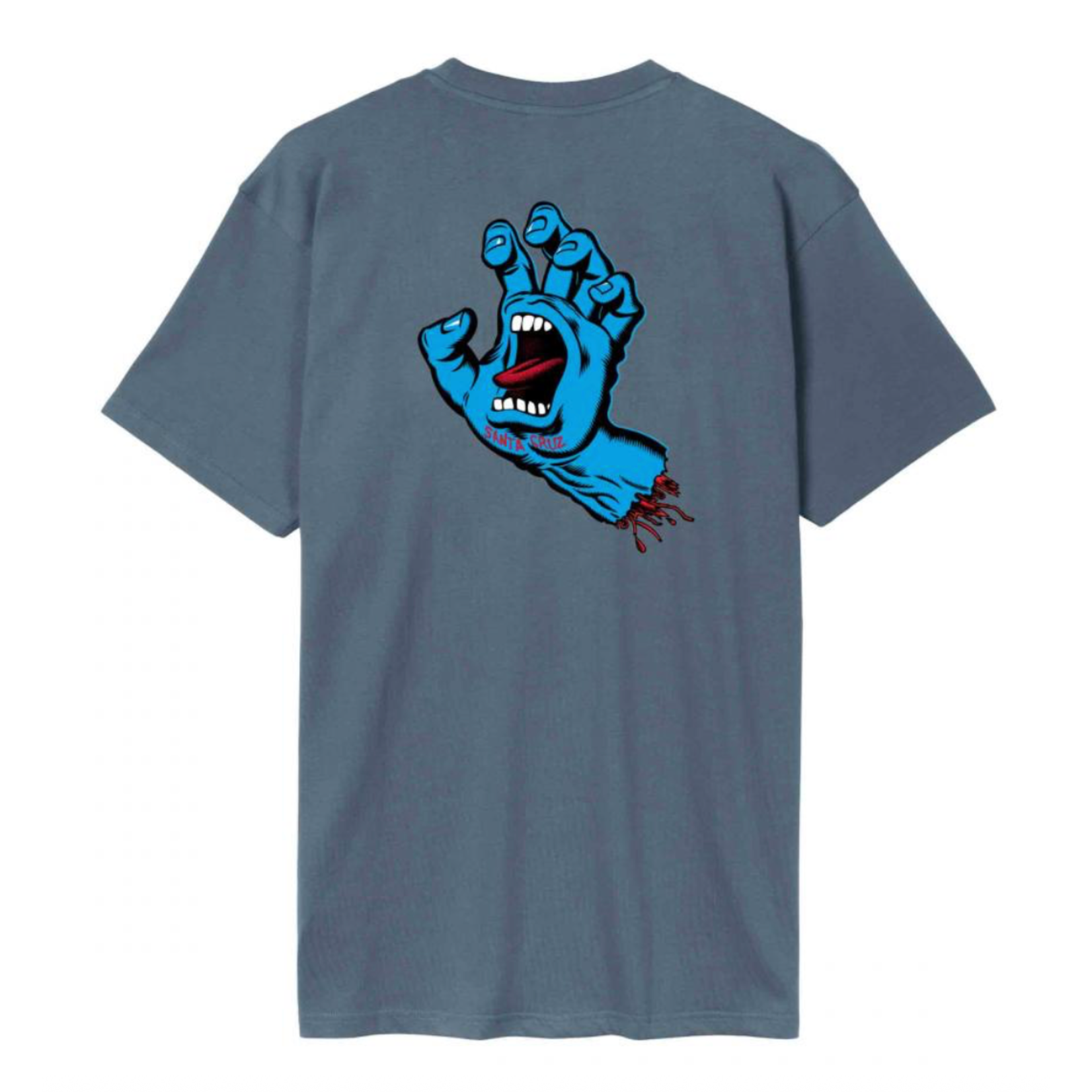 SANTA CRUZ Santa Cruz Screaming Hand chest tee - Storm Grey
