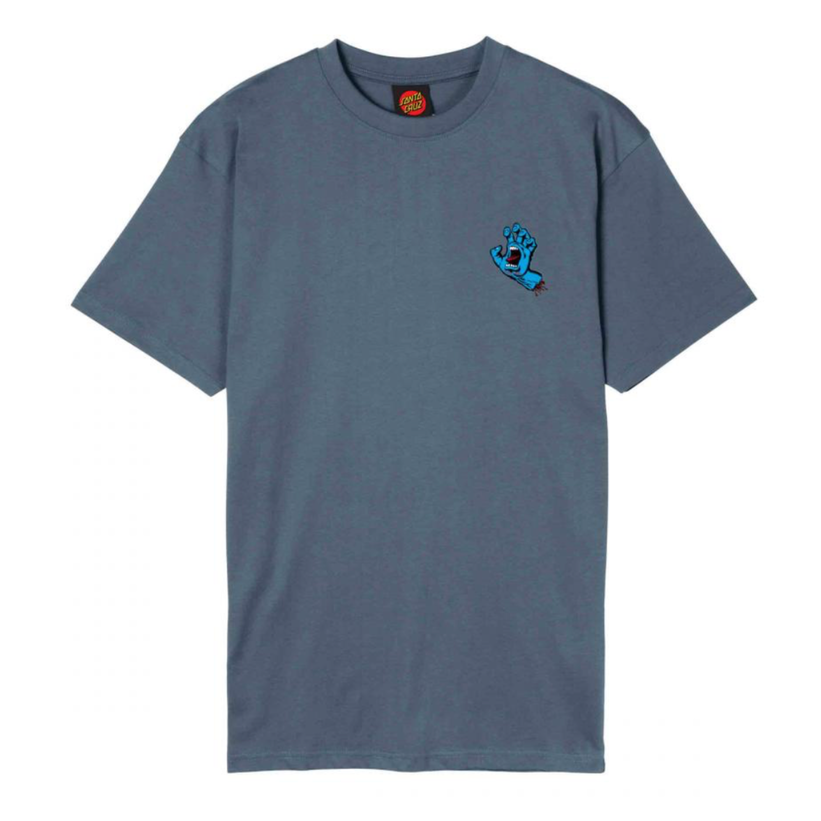 SANTA CRUZ Santa Cruz Screaming Hand chest tee - Storm Grey
