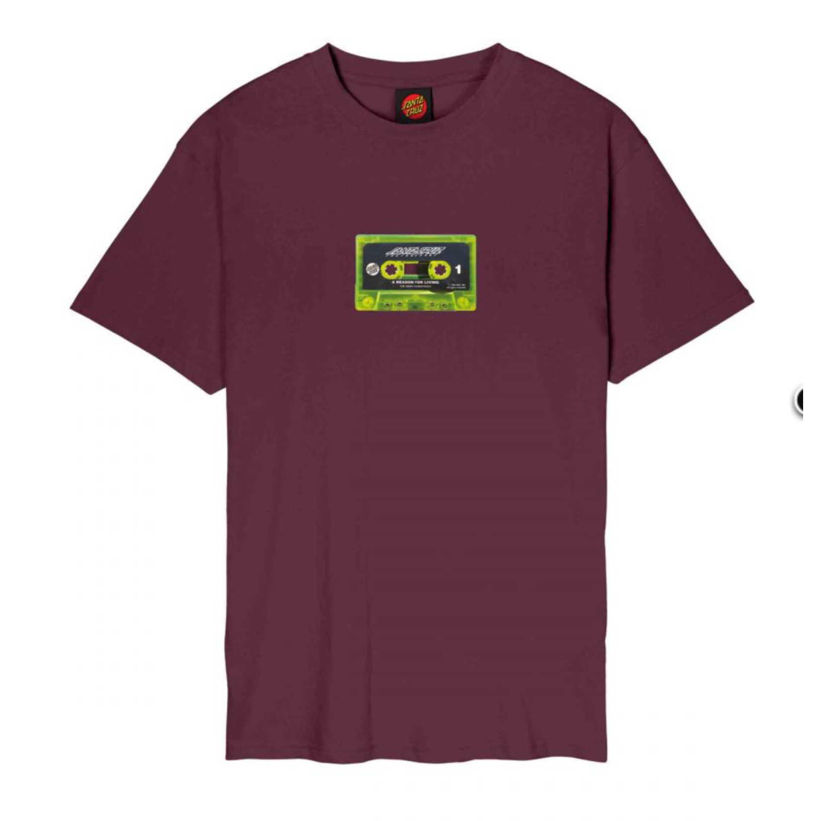 SANTA CRUZ Santa Cruz Screaming Reason for living Tee Cherry
