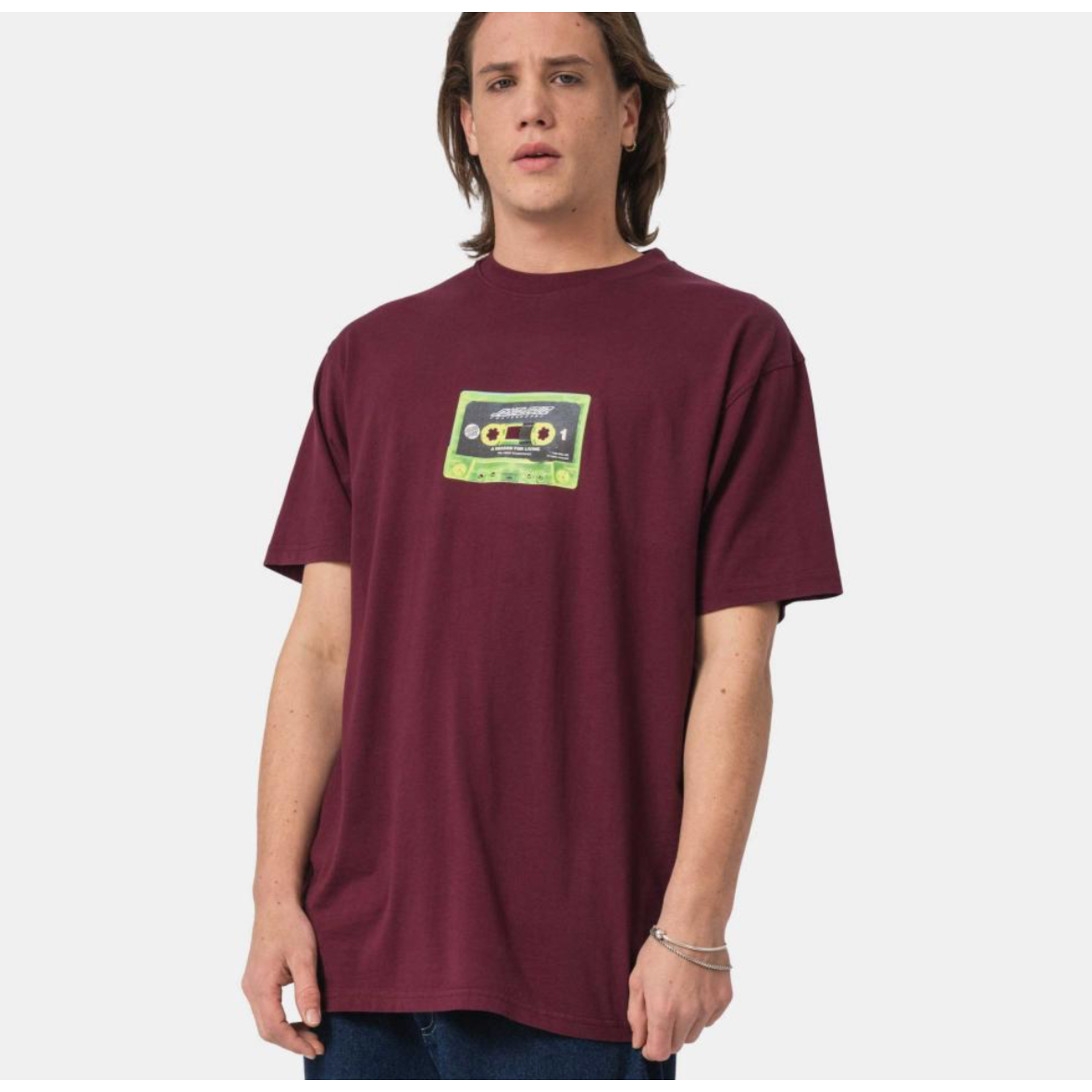 SANTA CRUZ Santa Cruz Screaming Reason for living Tee Cherry