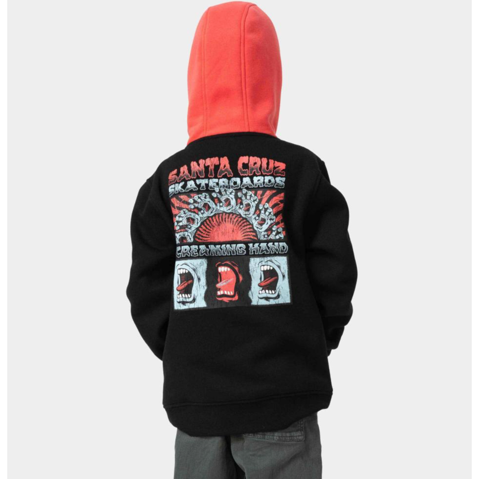 SANTA CRUZ Santa Cruz Kids VTG Hood Black
