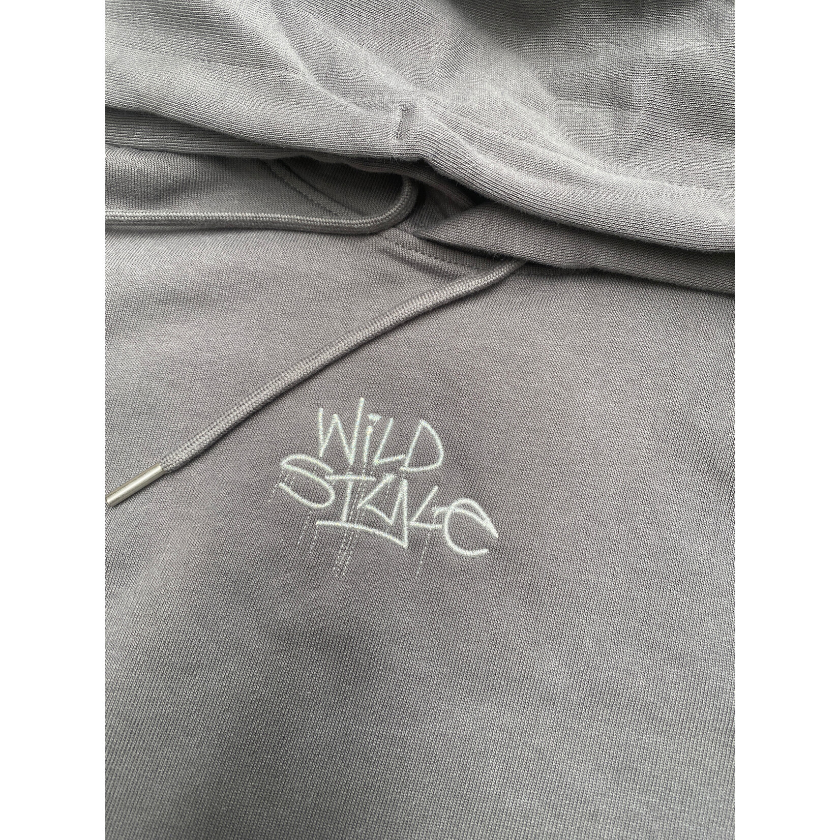WILD STYLE WILD STYLE HOOD OG LOGO EMBROIDED ANTHRACITE