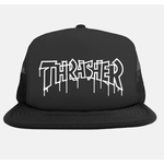 THRASHER THRASHER ONELINER TRUCKER MESH CAP BLACK