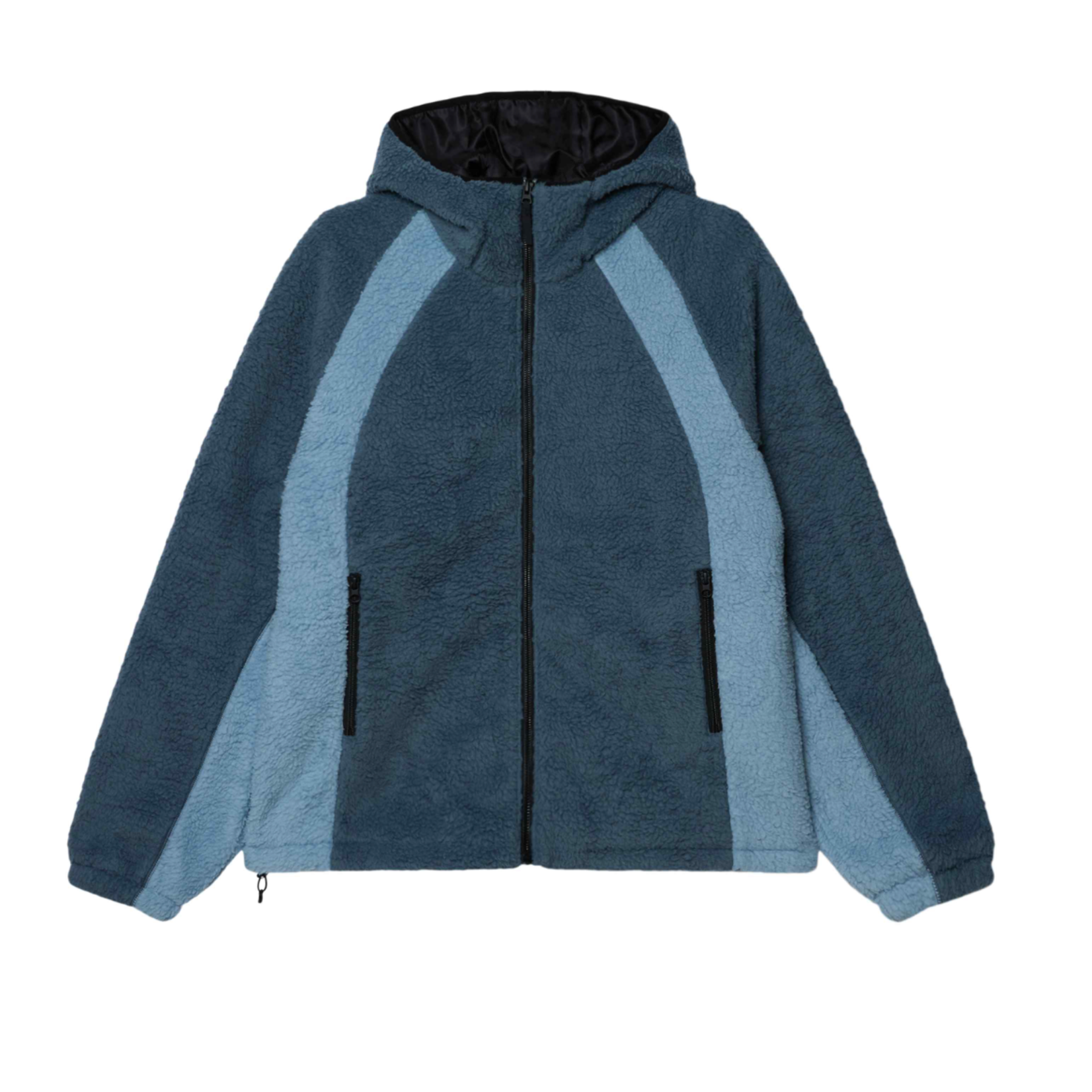 OBEY OBEY ALTA FLEECE JACKET BLUE