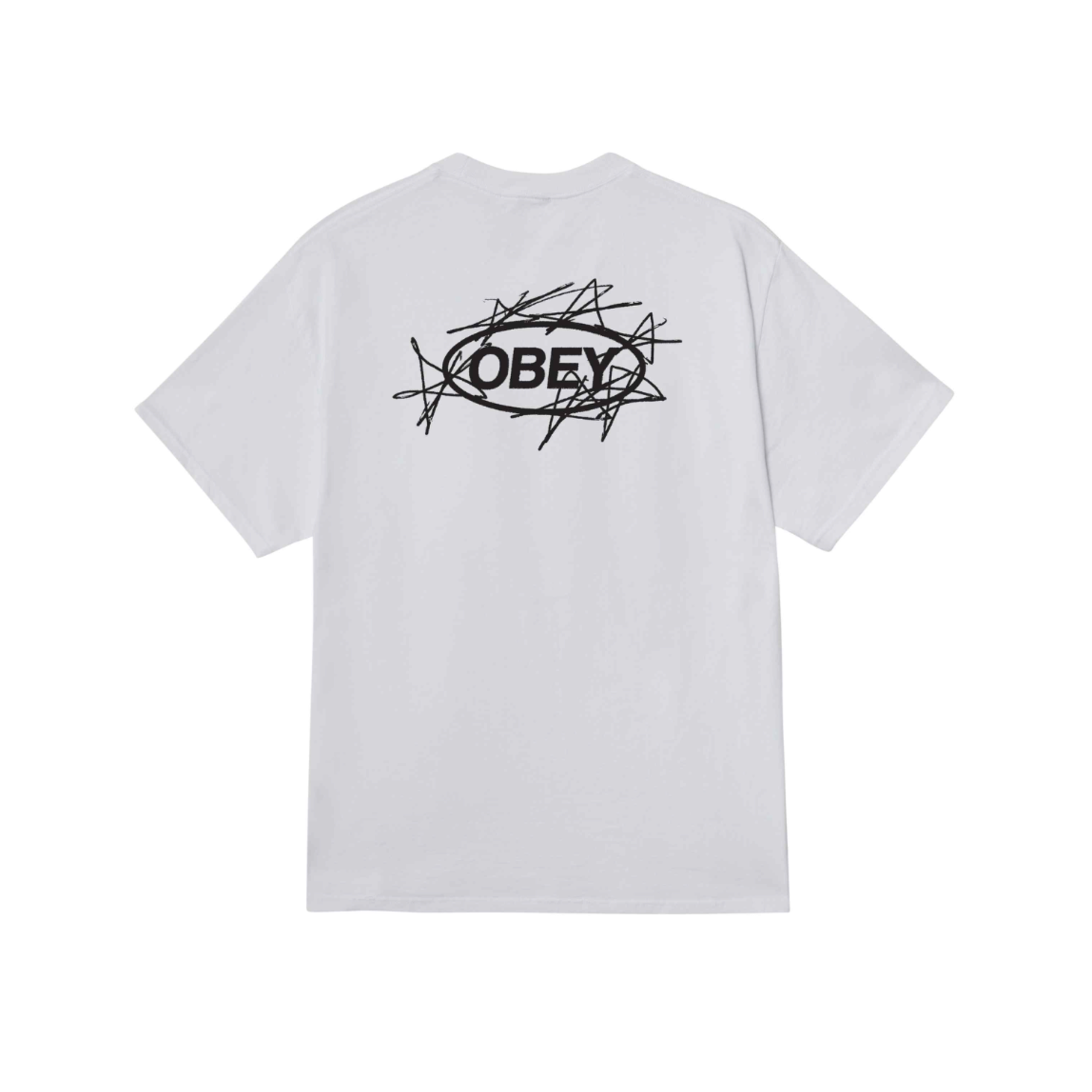 OBEY OBEY SCRIBBLE TEE WHITE