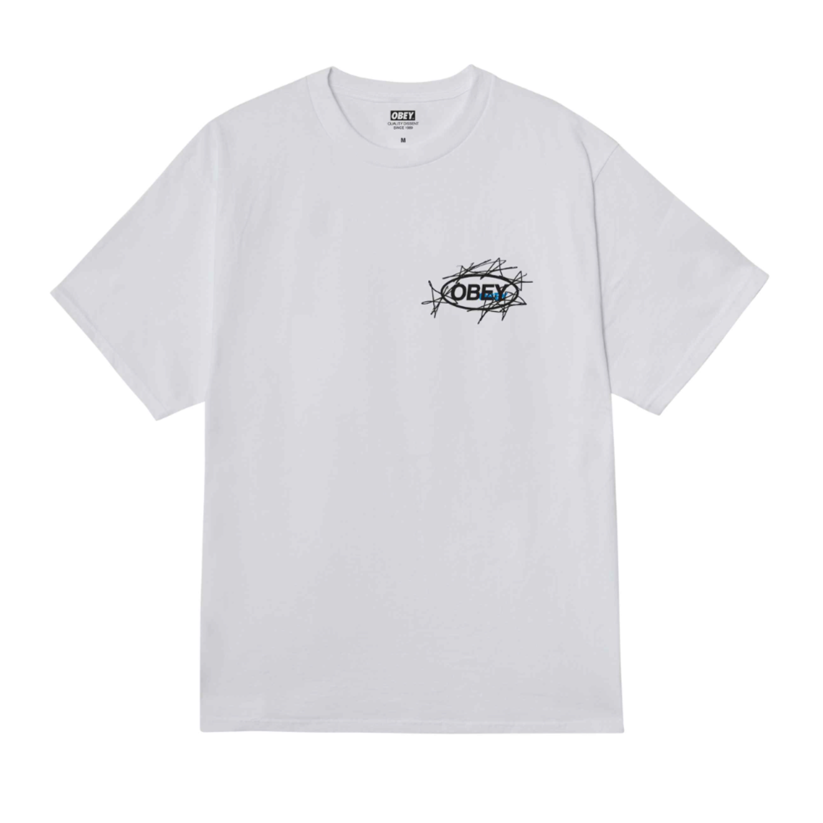 OBEY OBEY SCRIBBLE TEE WHITE