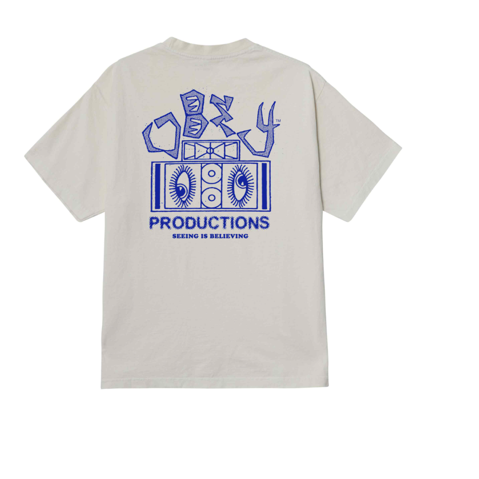 OBEY OBEY SEEING IS BELIEVING TEE CHALK