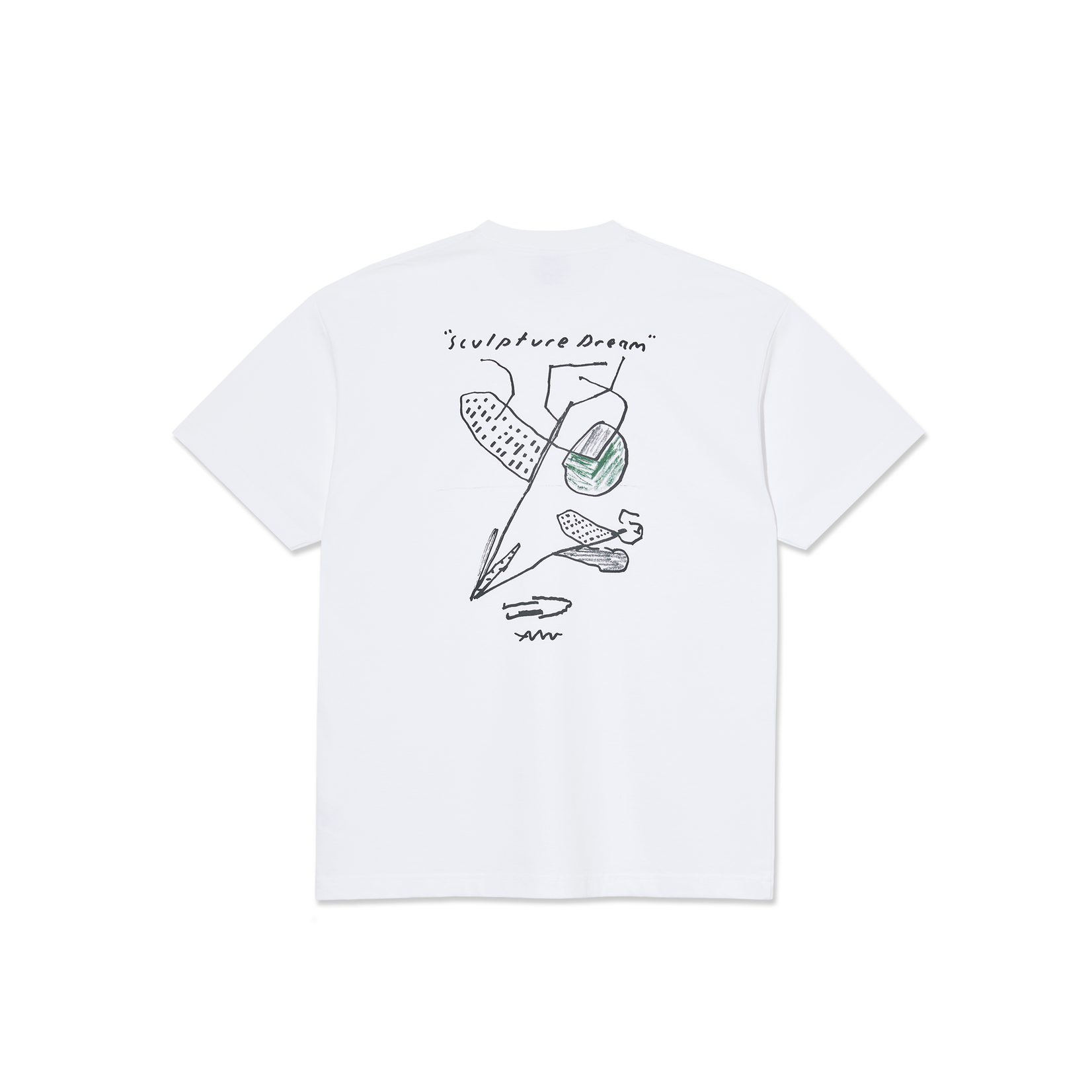 POLAR POLAR SCULPTURE DREAM TEE WHITE
