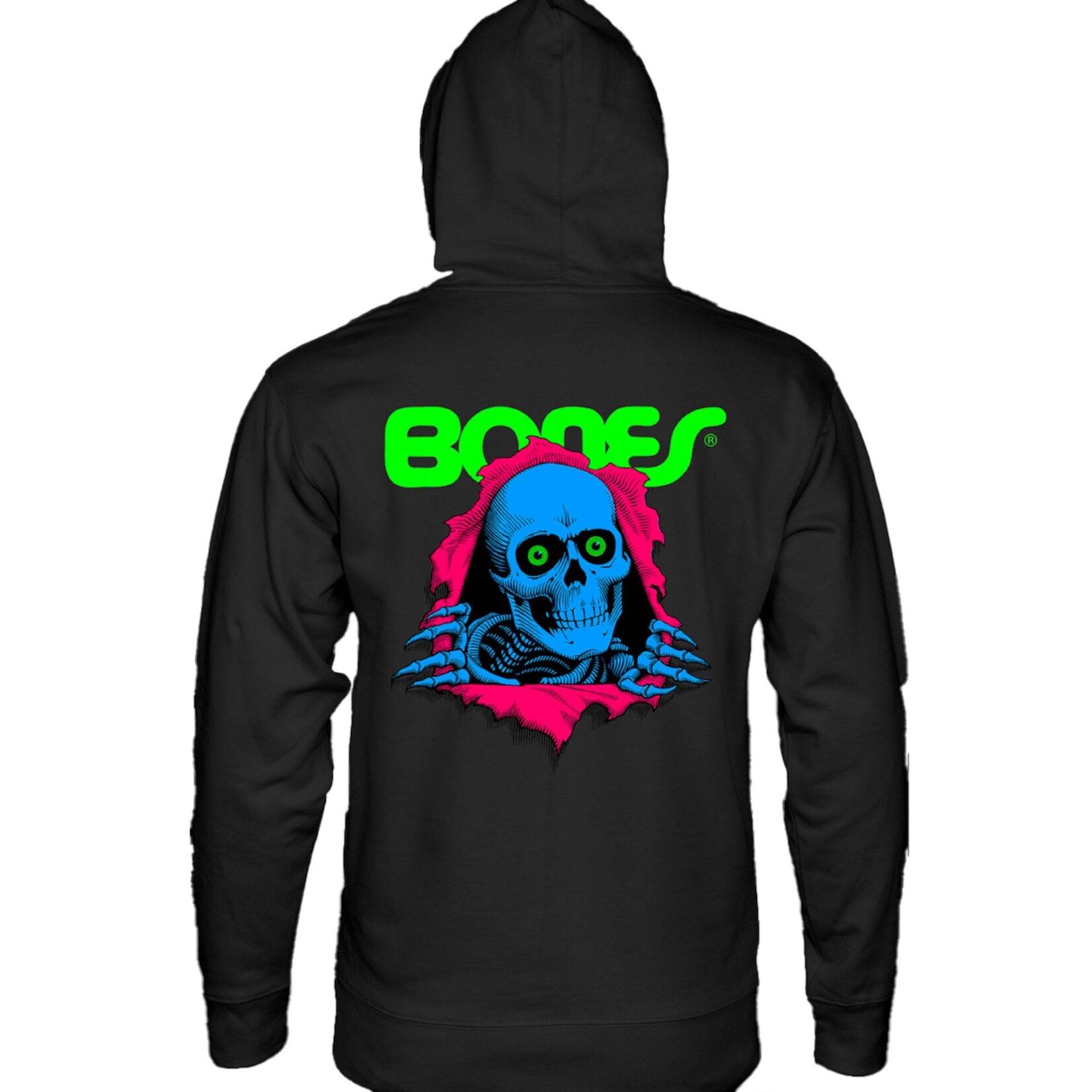 POWELL Powell RIPPER BLACKLIGHT Hoodie Black