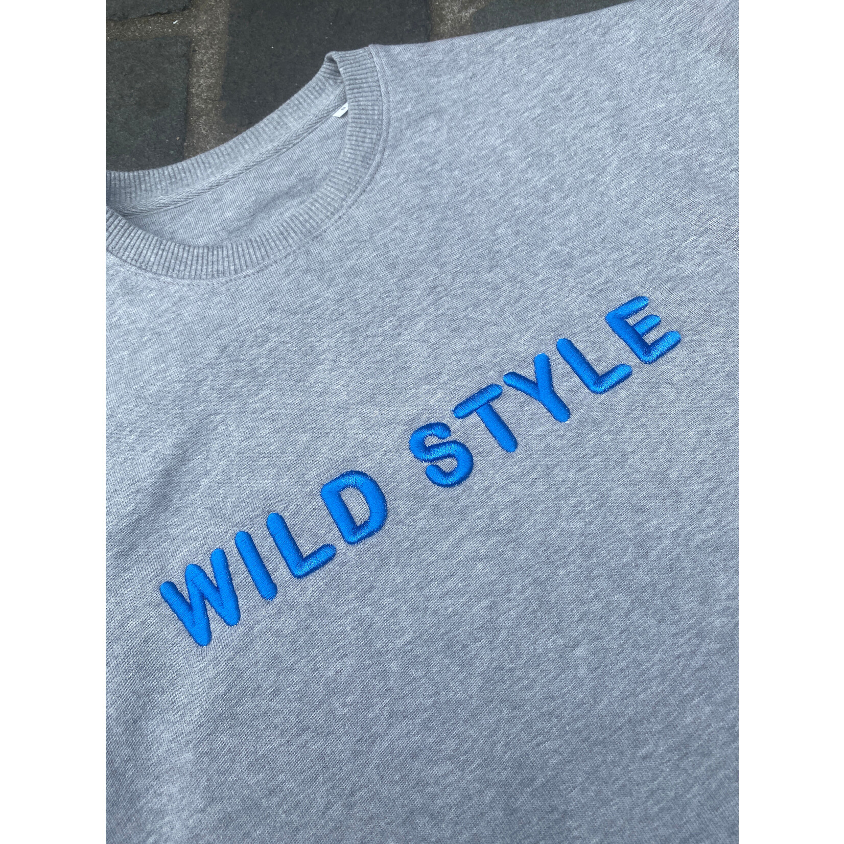 WILD STYLE WILD STYLE BOLD CREWNECK GREY