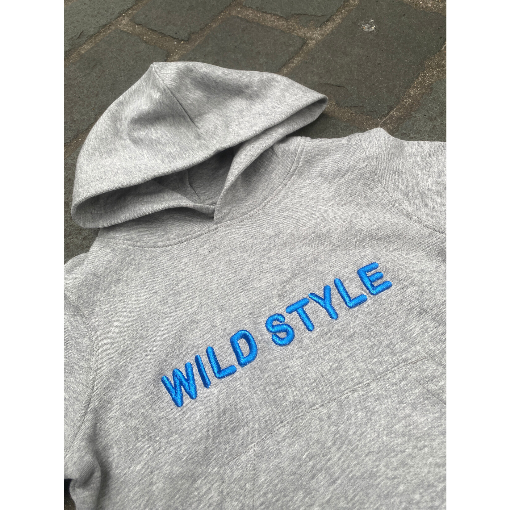WILD STYLE WILD STYLE BOLD KIDS HOOD GREY