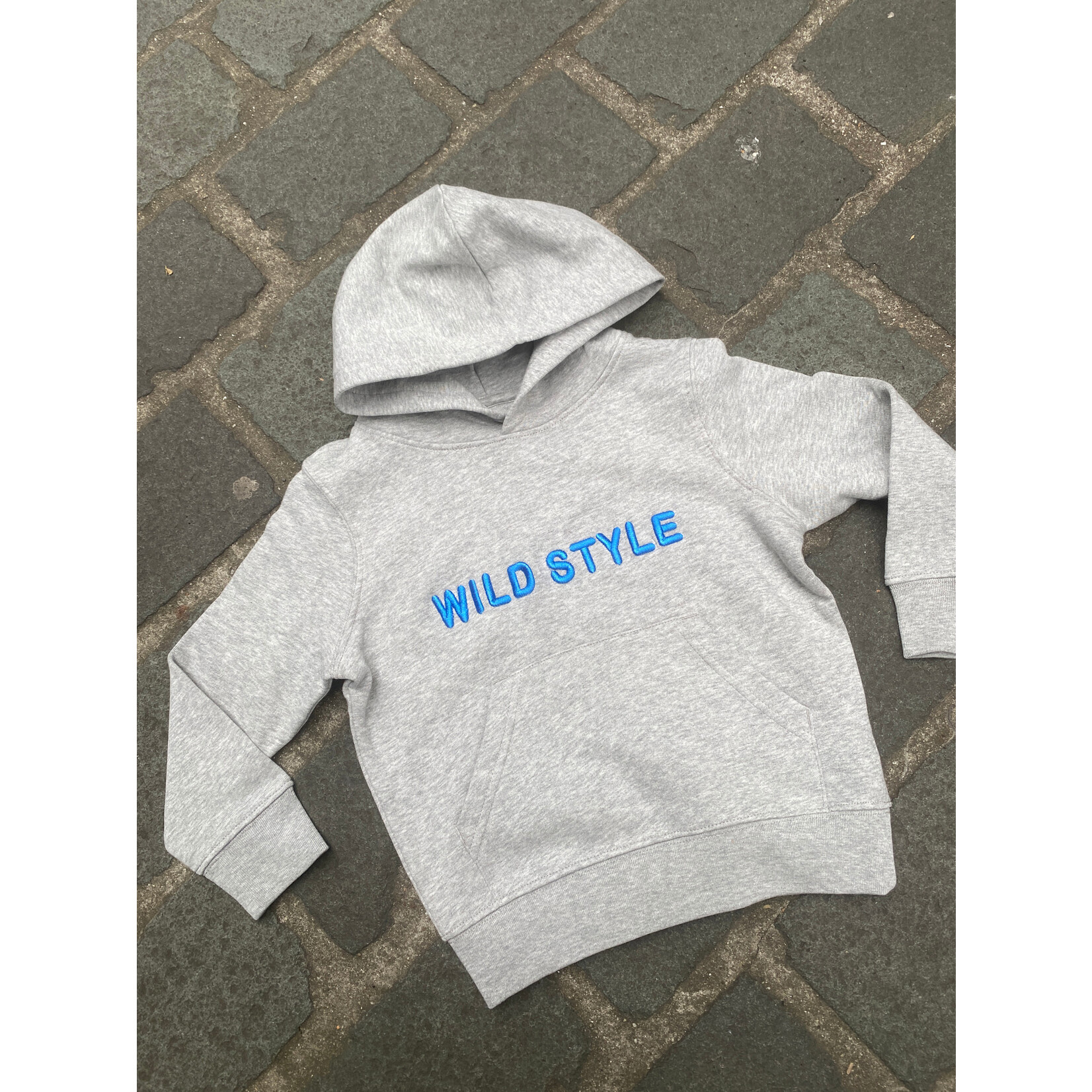 WILD STYLE WILD STYLE BOLD KIDS HOOD GREY