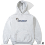 BUTTER GOODS Butter Goods x Peanuts Spike Logo Hooded Sweater Ash
