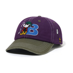 BUTTER GOODS Butter Goods x Peanuts Music Snapback Cap Washed Purple/Fern