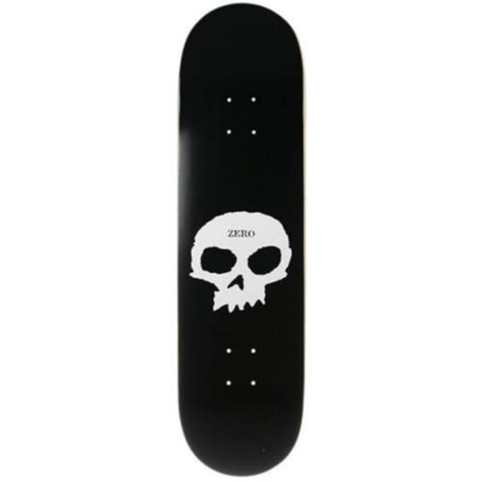 ZERO ZERO Single Skull Black/White 8.25