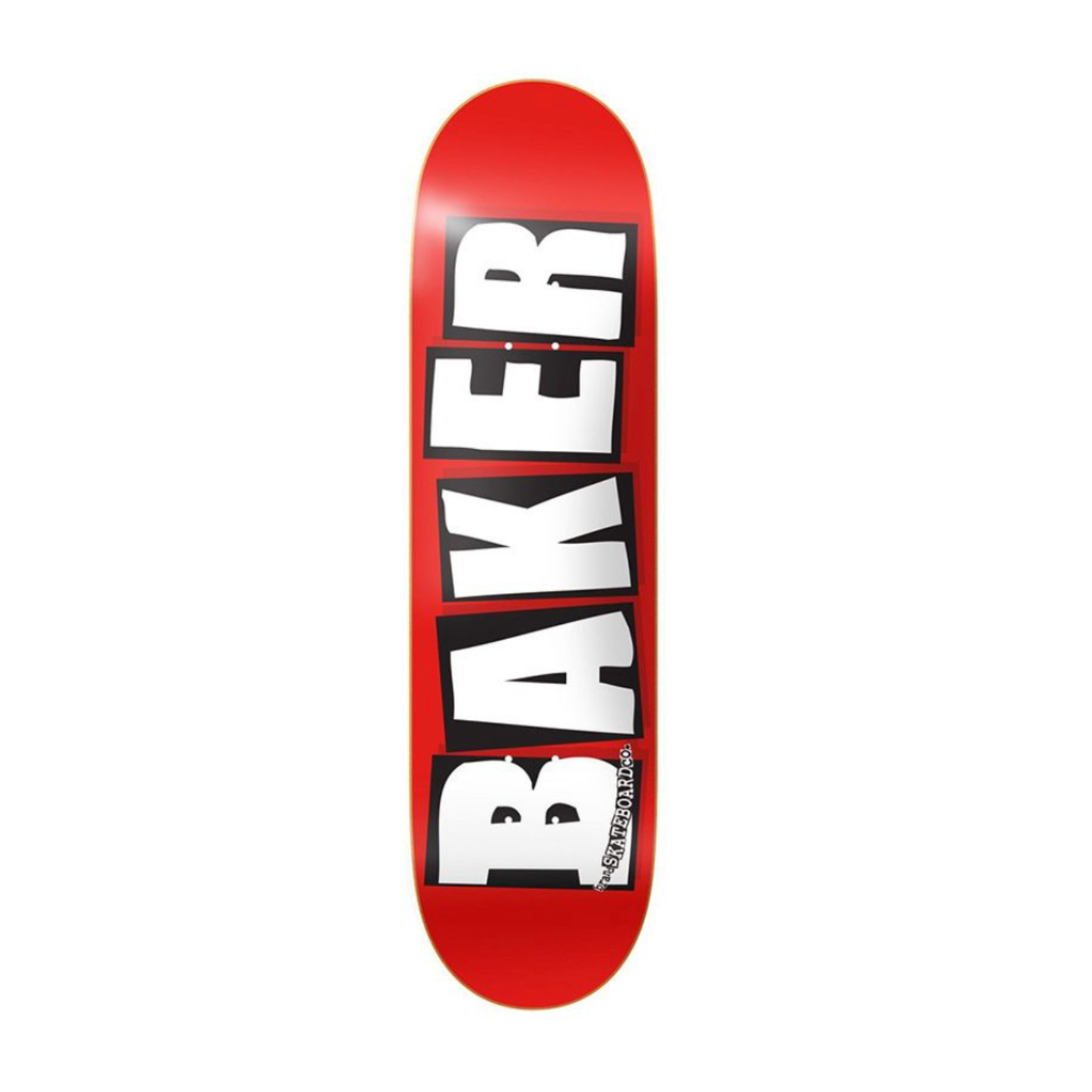 BAKER BAKER  Logo White Skateboard Deck 8.25