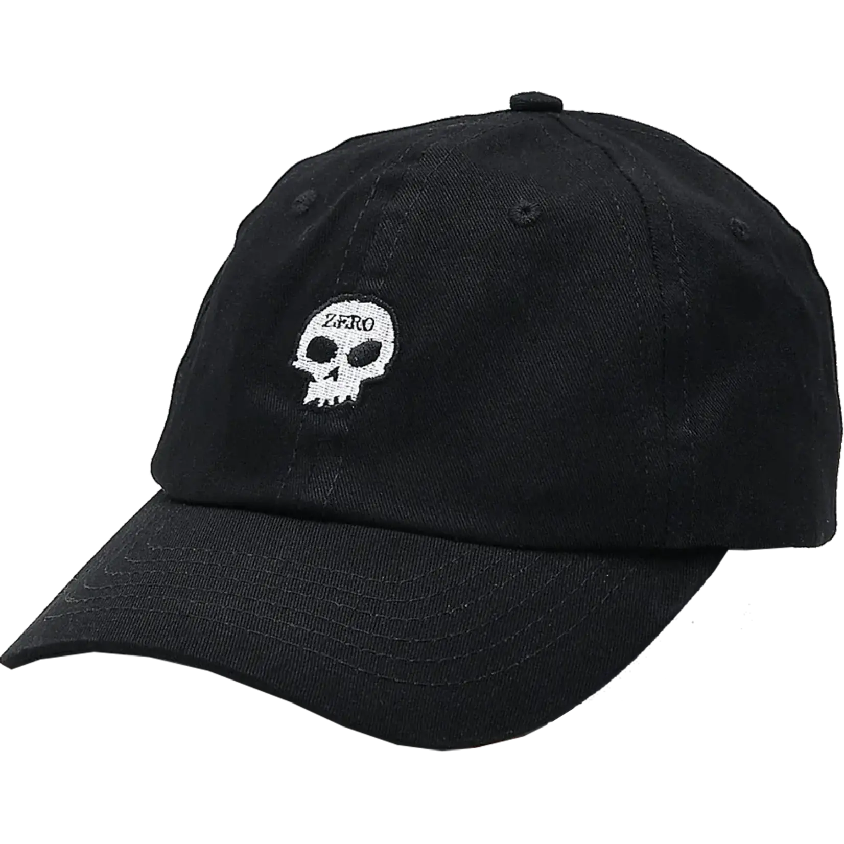 ZERO ZERO SINGLE SKULL DAD CAP BLACK