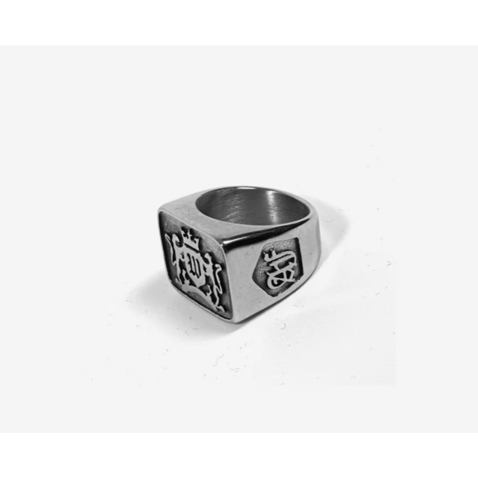 WASTED PARIS WASTED PARIS CREST RING SILVER