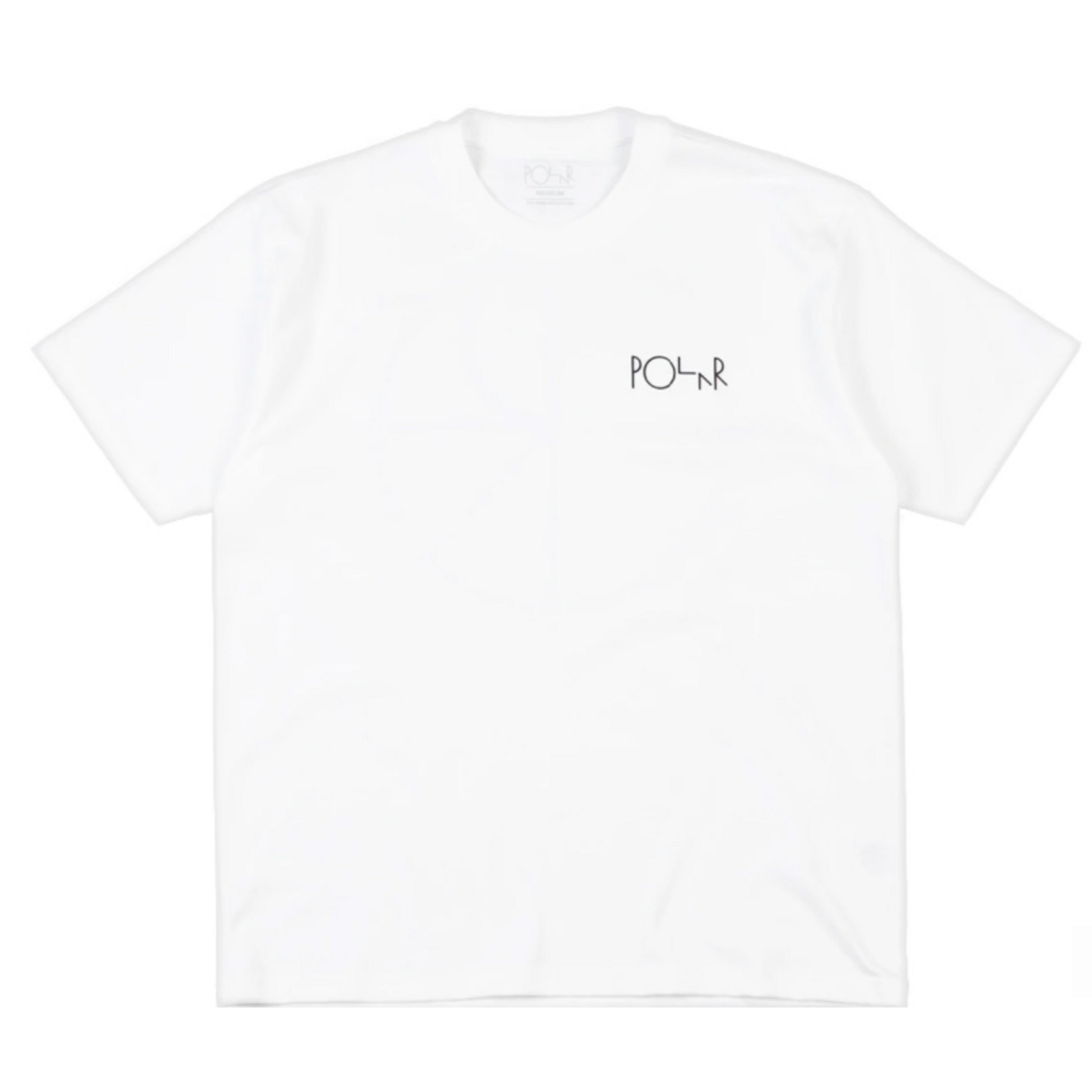 POLAR POLAR SEARCHING FOR PEACE FILL LOGO TEE WHITE