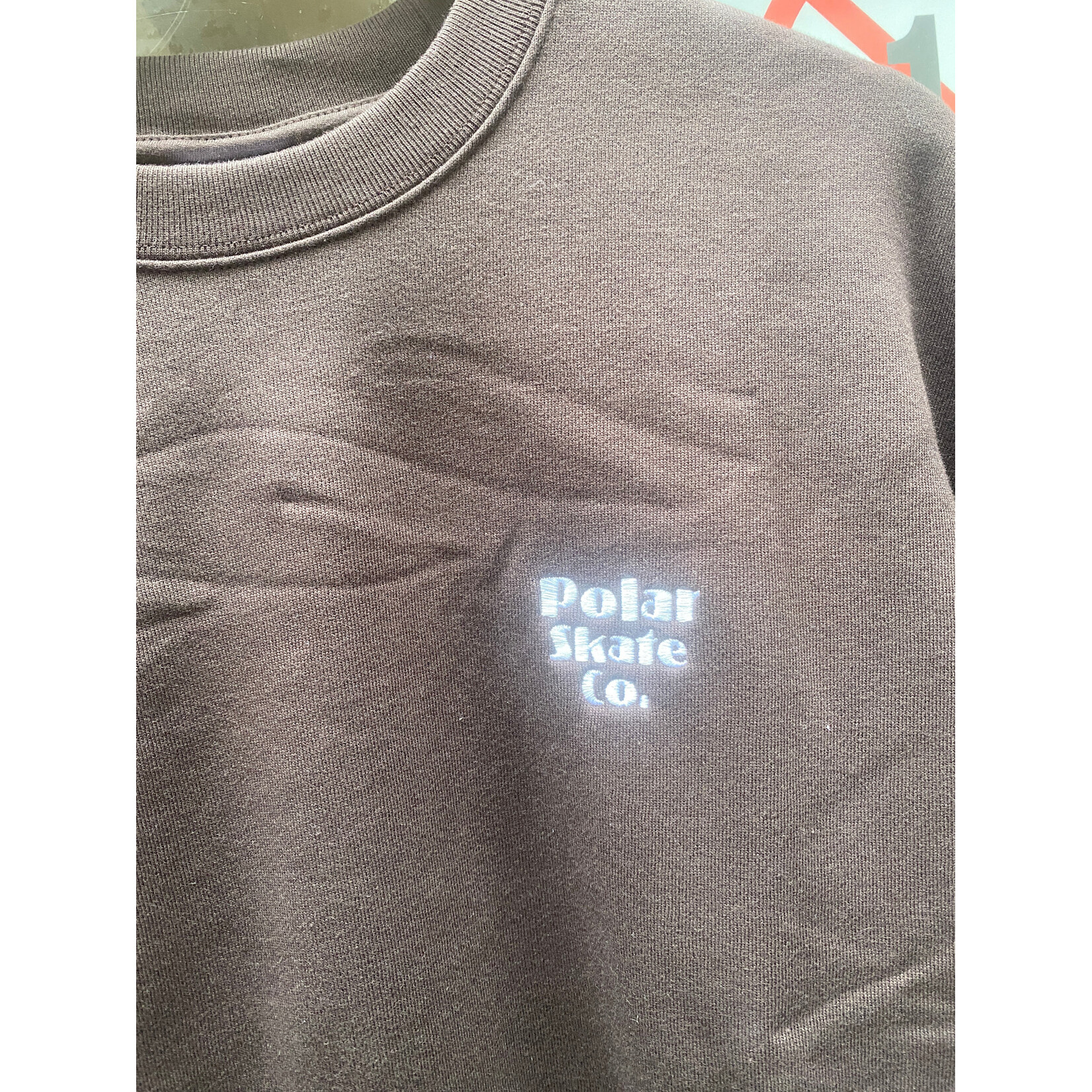 POLAR POLAR DAVE CREWNECK NEW SPORT CHOCOLATE