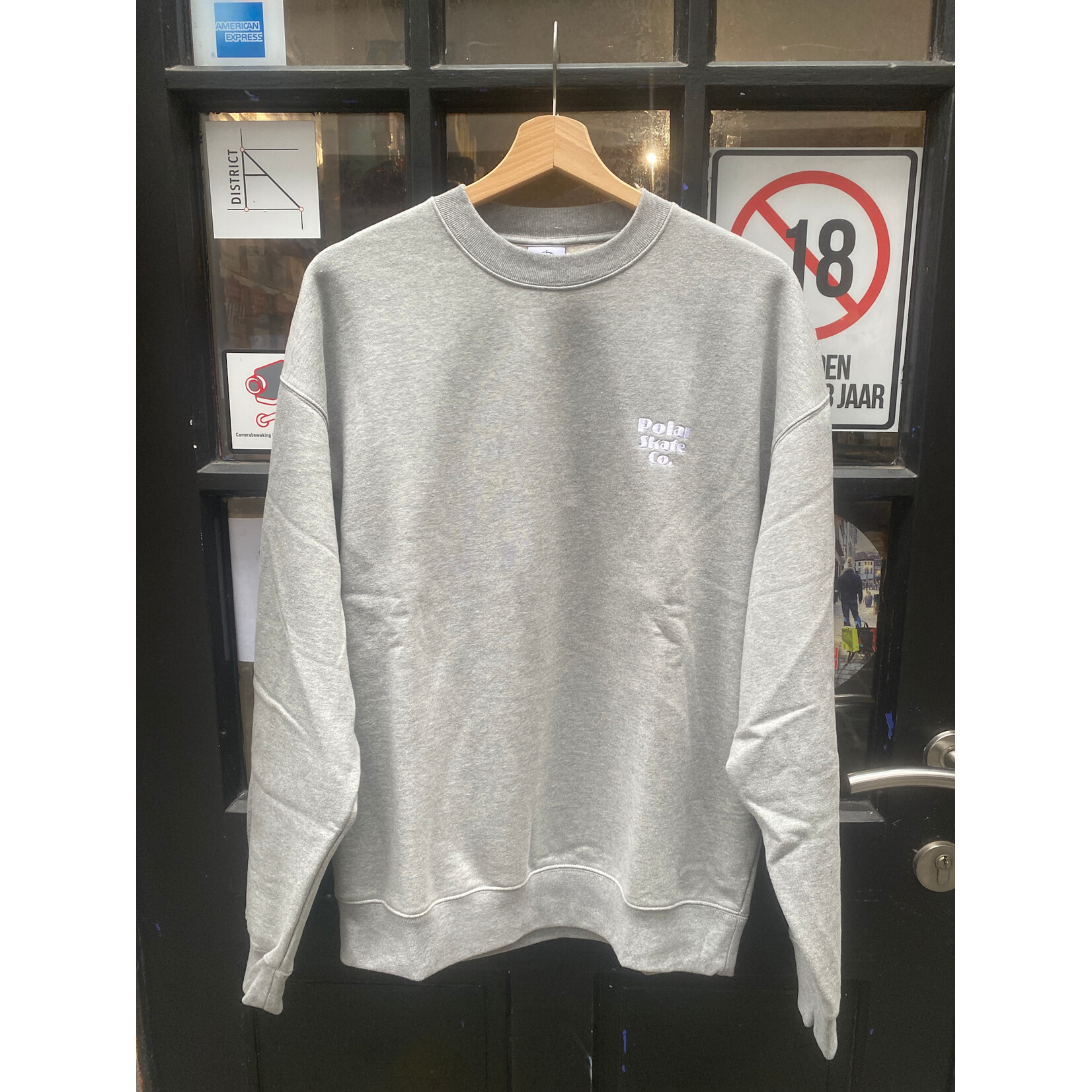 POLAR POLAR DAVE CREWNECK NEW SPORT GREY