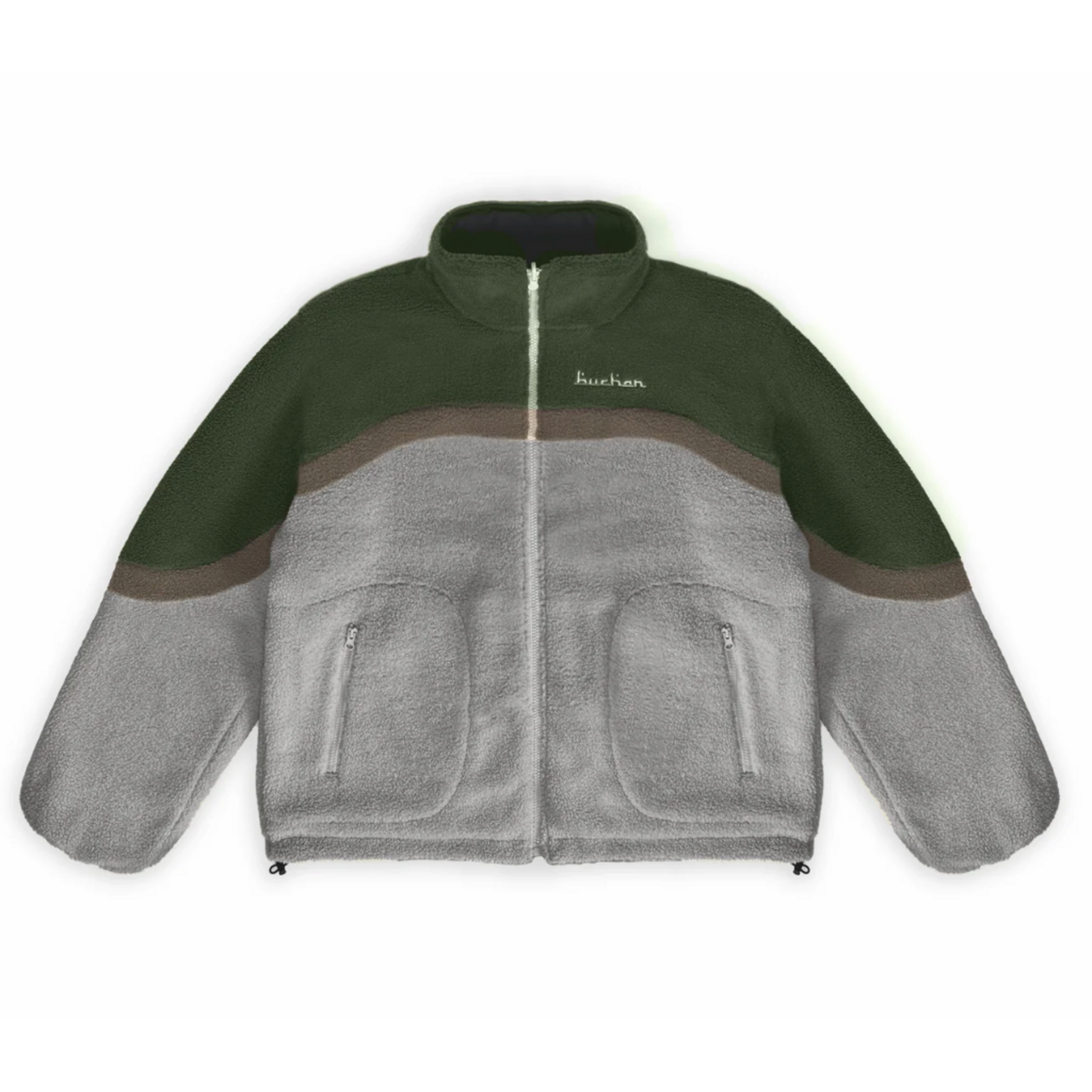 BUCHAN Buchan Reversible Fleece Khaki