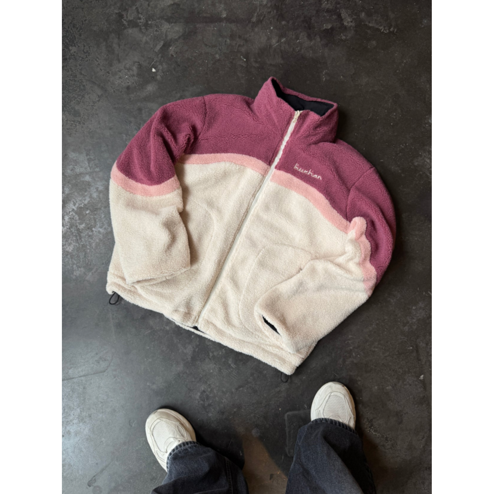 BUCHAN Buchan Reversible Fleece Pink