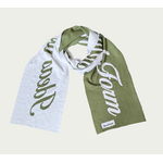BUCHAN Buchan Quote Scarf - Green