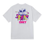 OBEY OBEY STEADY MOBBIN TEE WHITE
