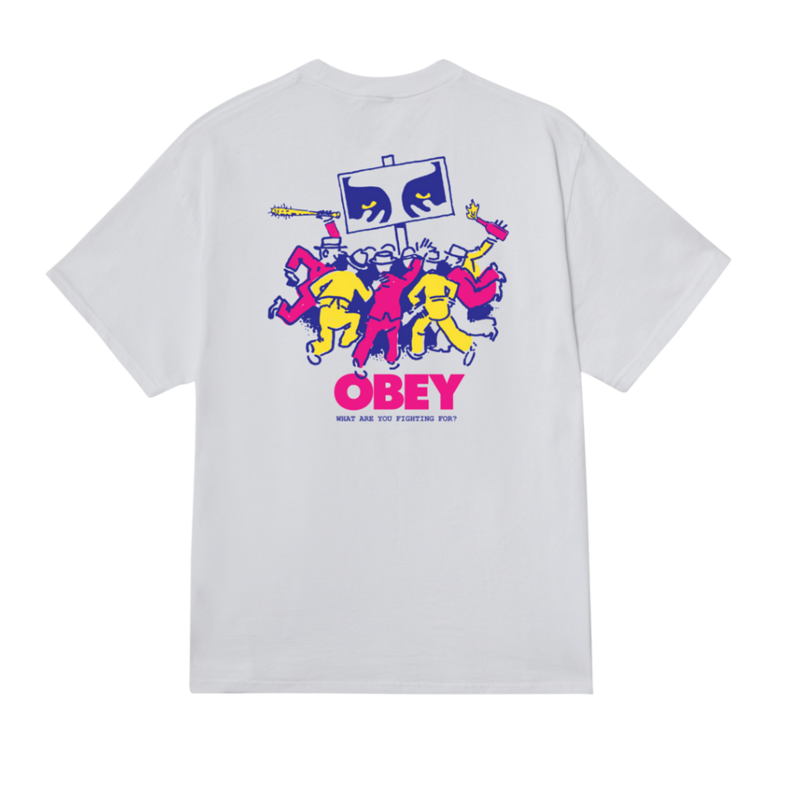 OBEY OBEY STEADY MOBBIN TEE WHITE