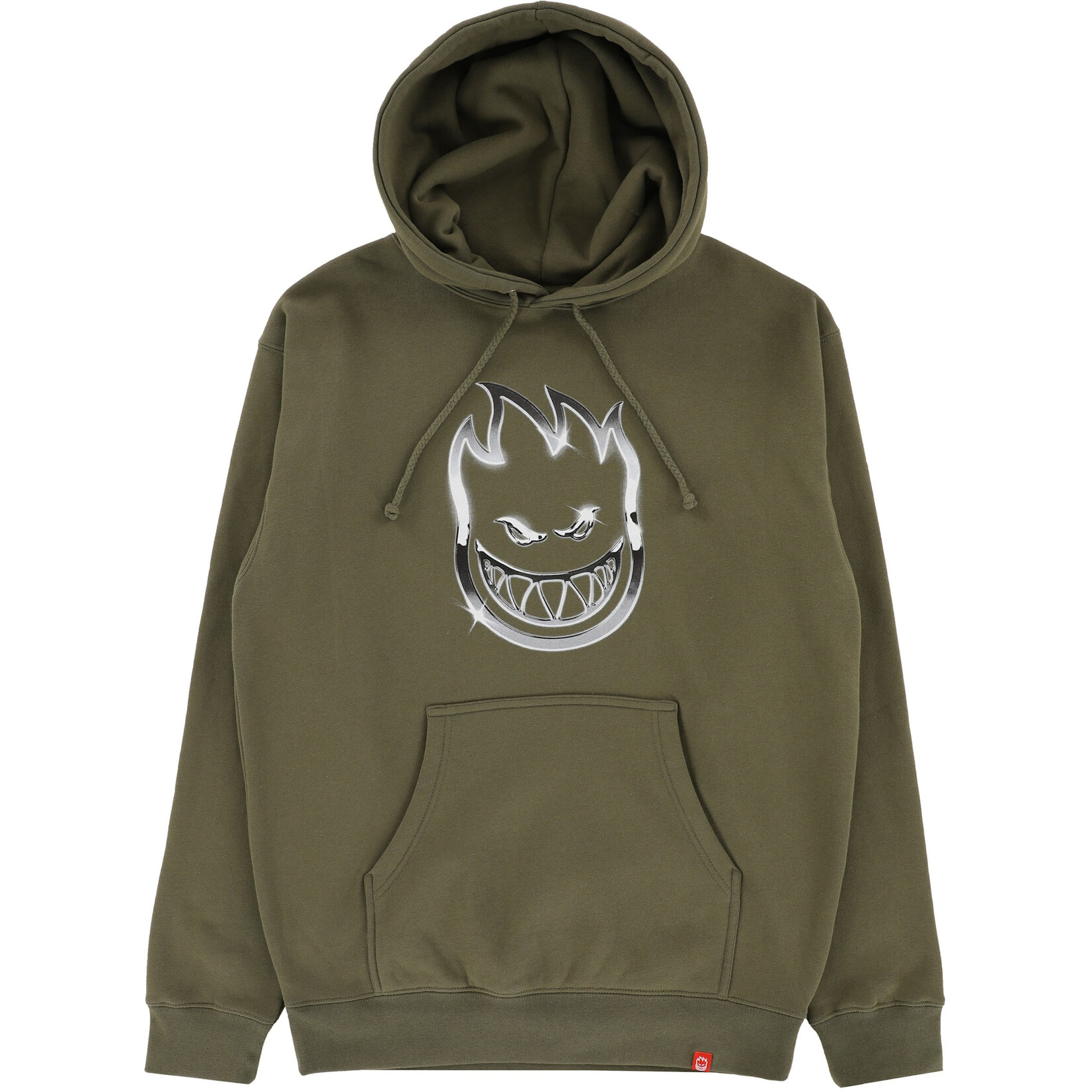 SPITIFIRE Spitfire Hooded Sweater Chrome Bighead Army